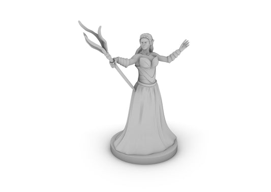 Drow Priestess Tabletop DND Gaming Miniature