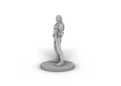 Drow Rogue Friendly Tabletop DND Gaming Miniature