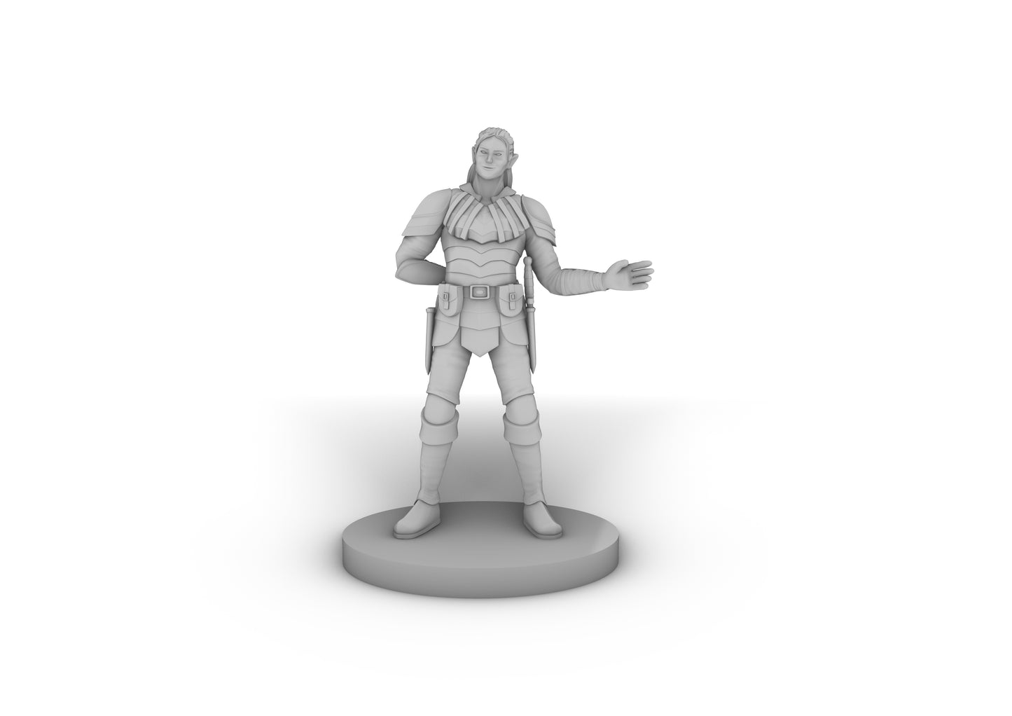 Drow Rogue Friendly Tabletop DND Gaming Miniature