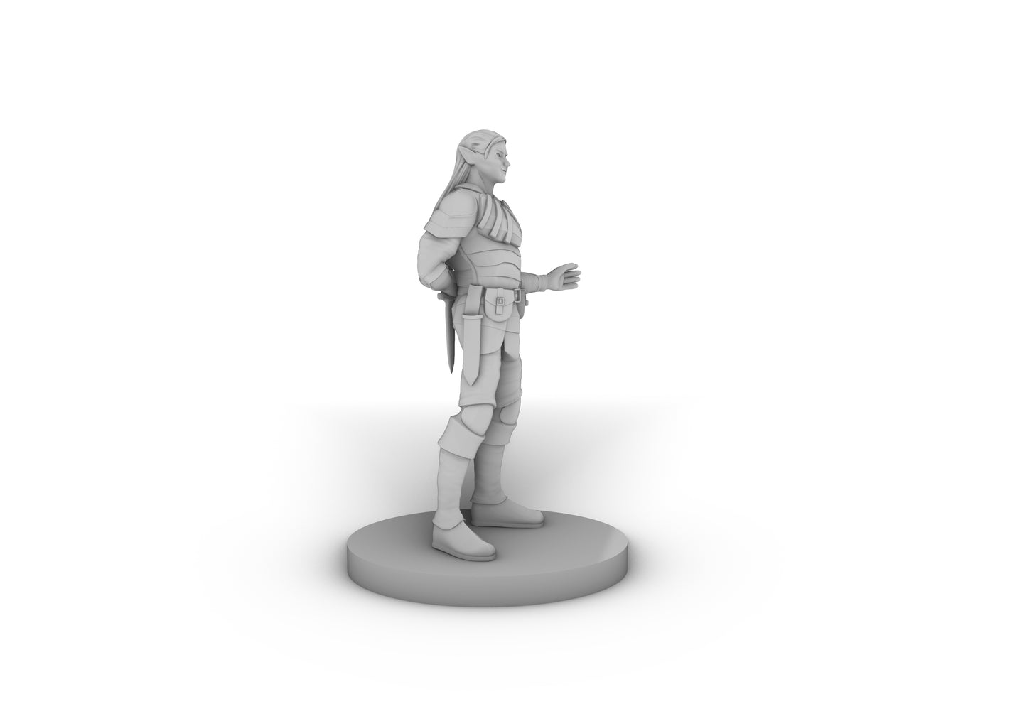 Drow Rogue Friendly Tabletop DND Gaming Miniature