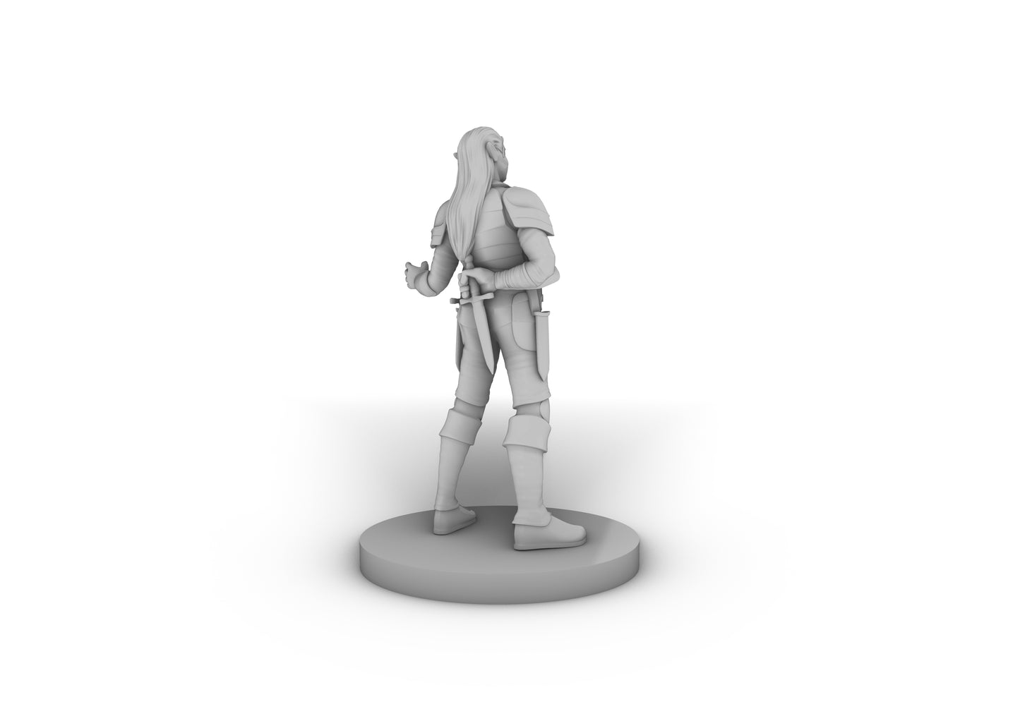 Drow Rogue Friendly Tabletop DND Gaming Miniature