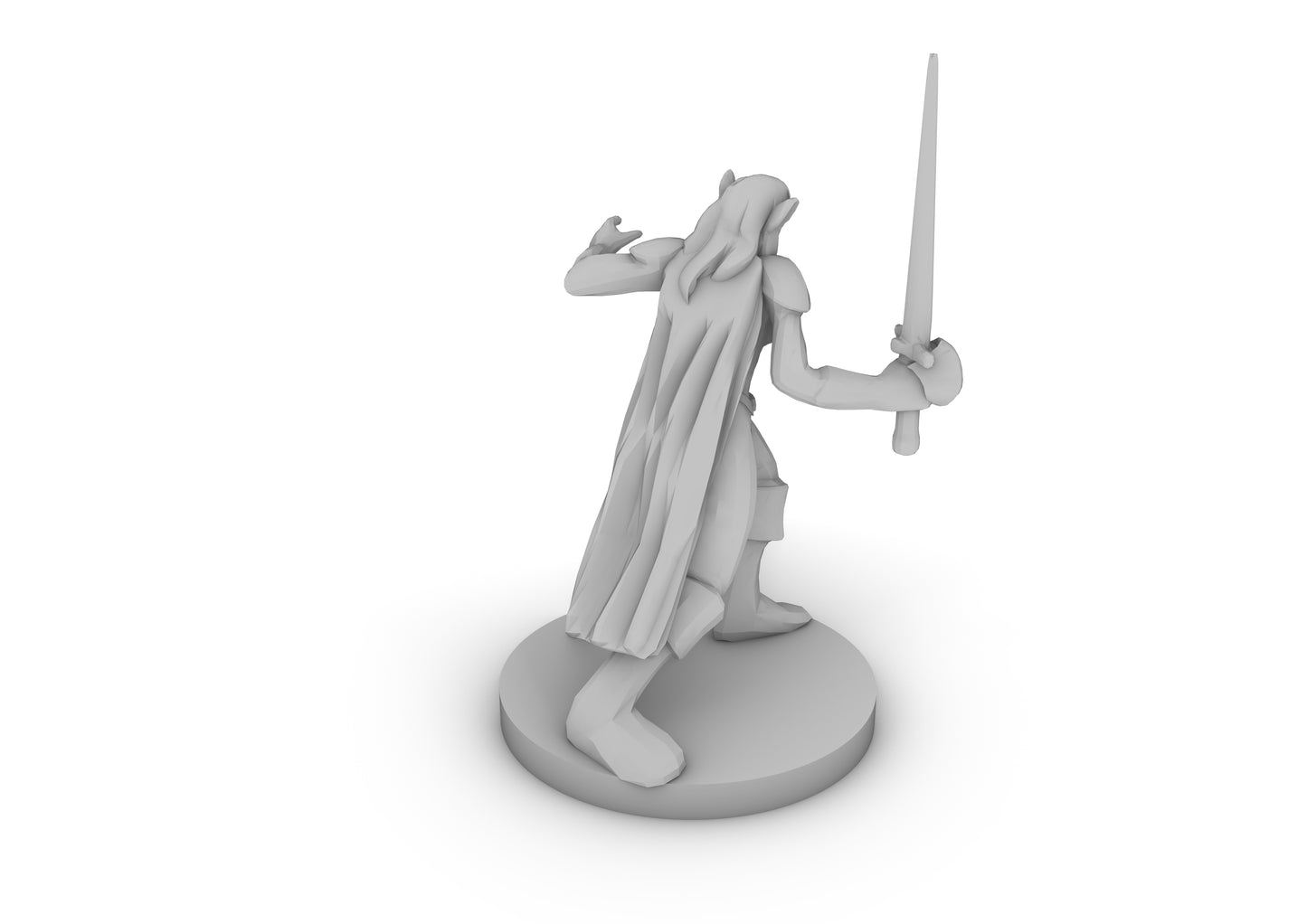 Drow Warlock Tabletop DND Gaming Miniature