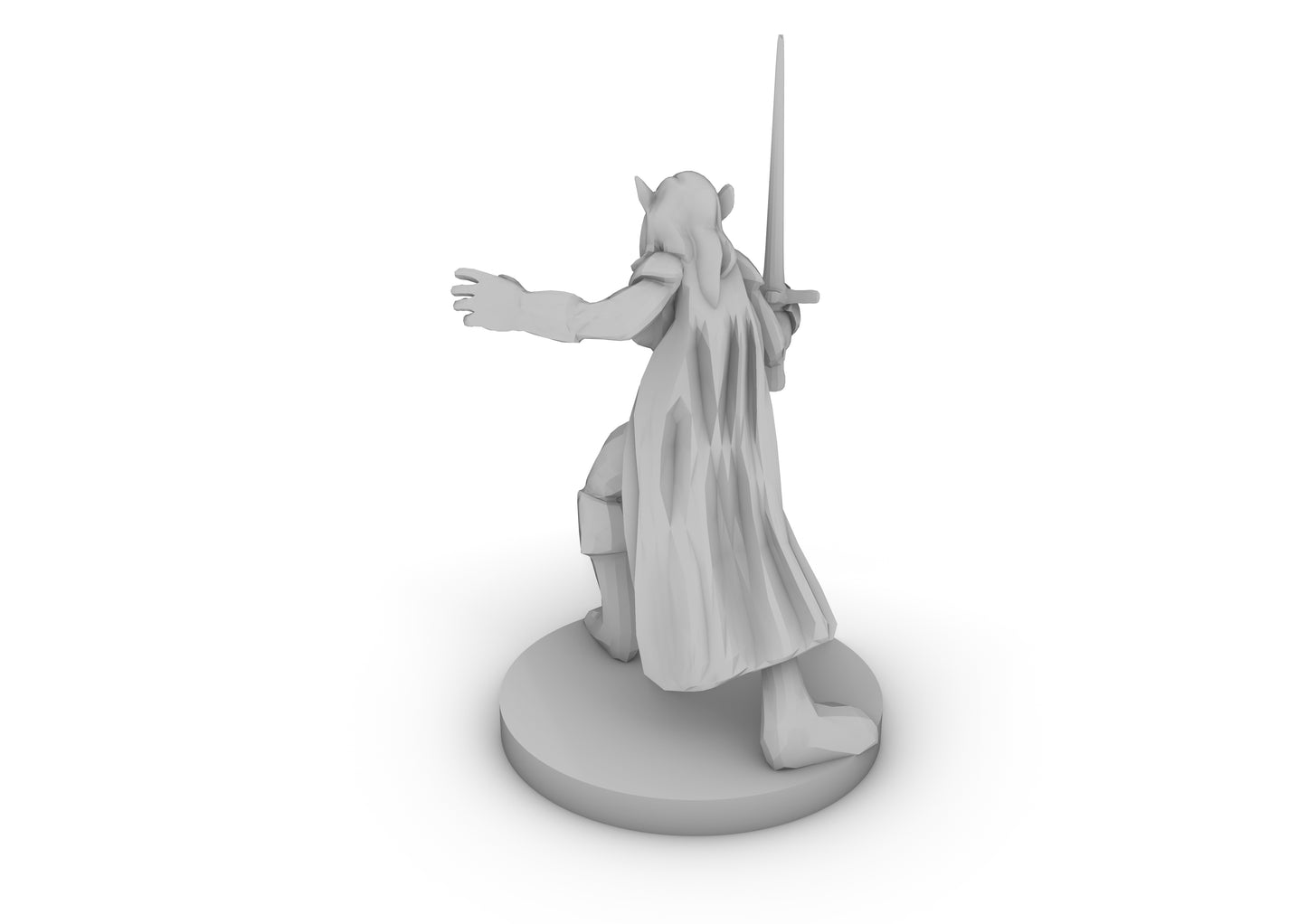 Drow Warlock Tabletop DND Gaming Miniature