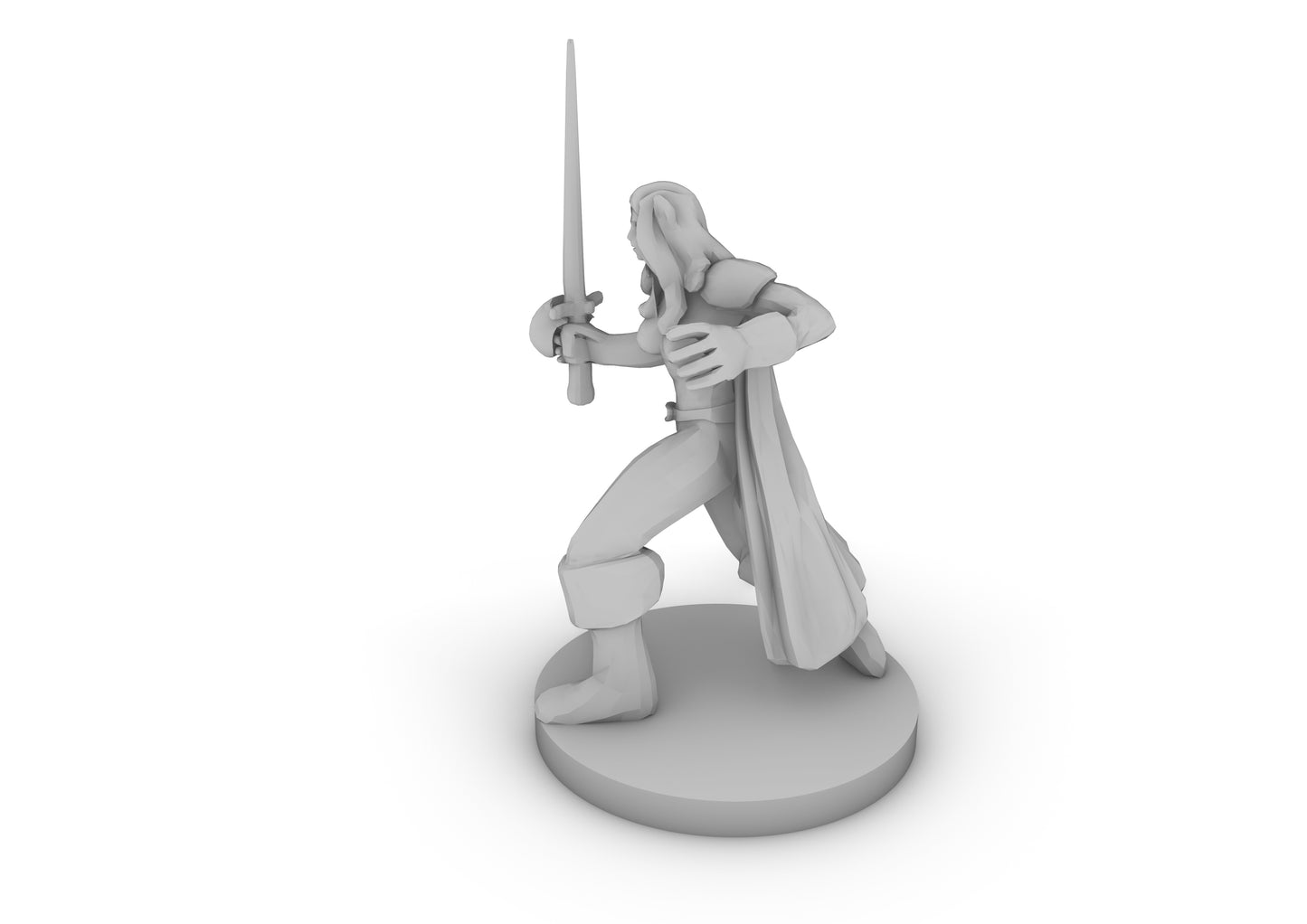 Drow Warlock Tabletop DND Gaming Miniature