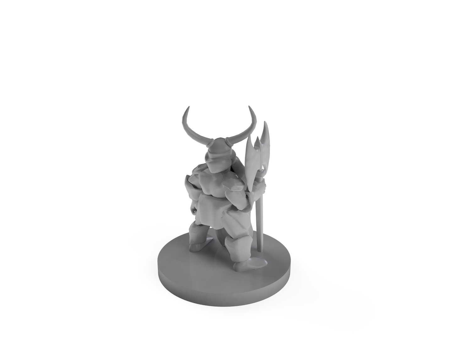 Dwarf Barbarian Big Beard Tabletop DND Gaming Miniature