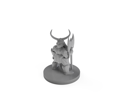 Dwarf Barbarian Big Beard Tabletop DND Gaming Miniature