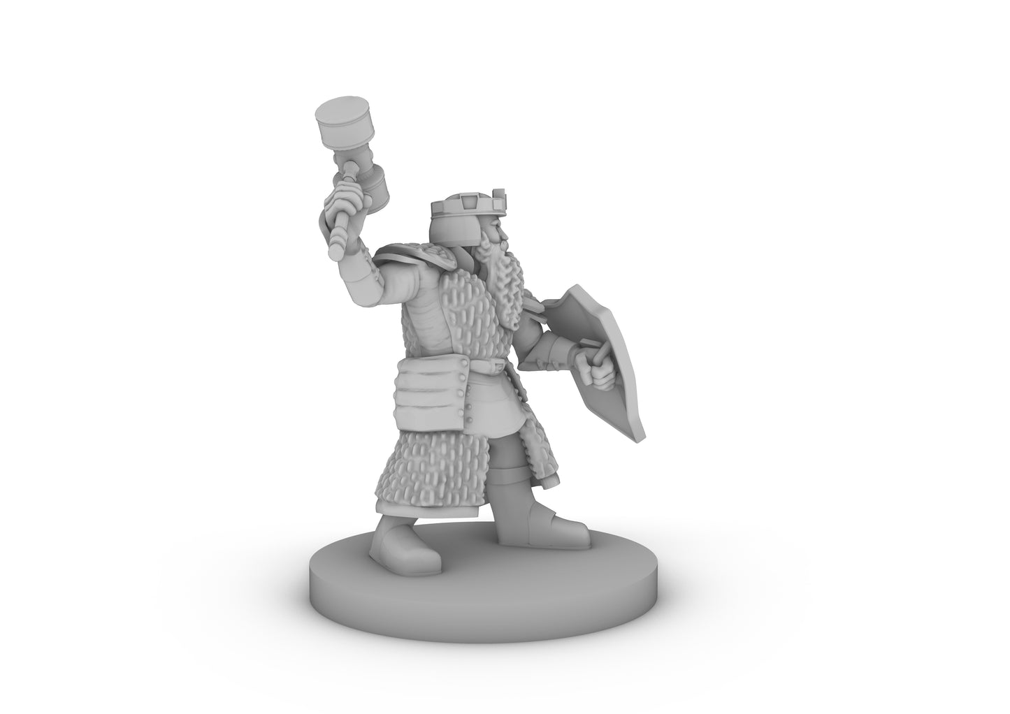 Dwarf Fighter 4 Tabletop DND Gaming Miniature