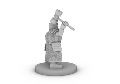 Dwarf Fighter 4 Tabletop DND Gaming Miniature