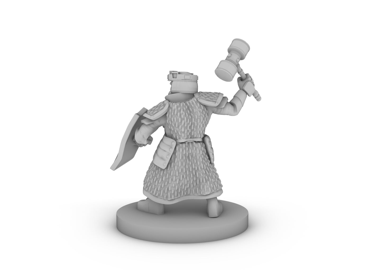 Dwarf Fighter 4 Tabletop DND Gaming Miniature