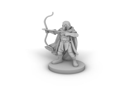 Dwarf Male Ranger Tabletop DND Gaming Miniature