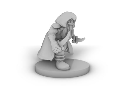 Dwarf Rogue Tabletop DND Gaming Miniature