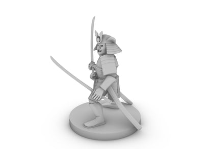 Dwarf Samurai Tabletop DND Gaming Miniature