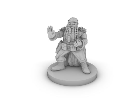 Dwarf Wizard 2 Tabletop DND Gaming Miniature