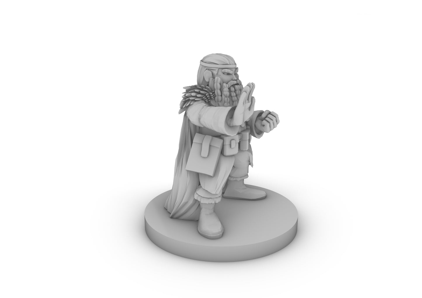 Dwarf Wizard 2 Tabletop DND Gaming Miniature