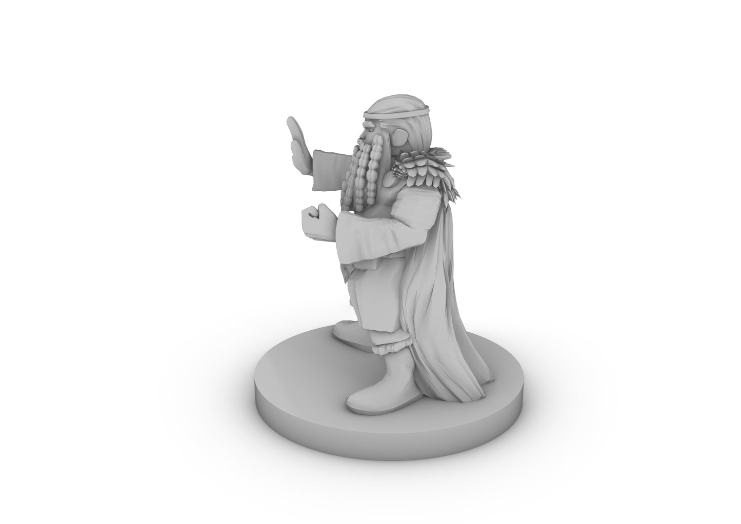 Dwarf Wizard 2 Tabletop DND Gaming Miniature