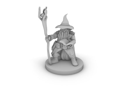 Dwarf Wizard 3 Tabletop DND Gaming Miniature