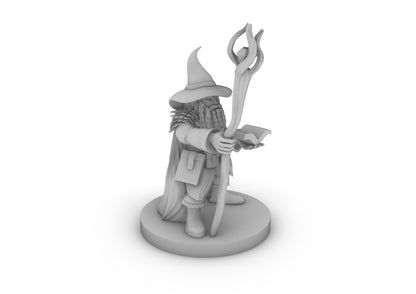 Dwarf Wizard 3 Tabletop DND Gaming Miniature