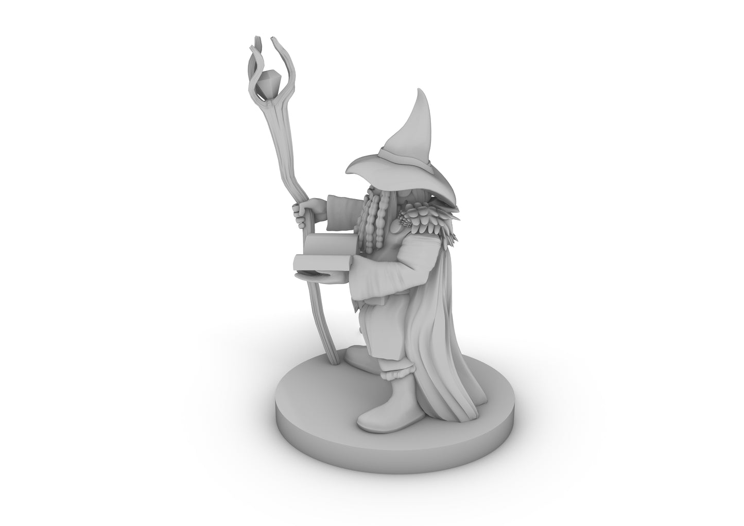 Dwarf Wizard 3 Tabletop DND Gaming Miniature