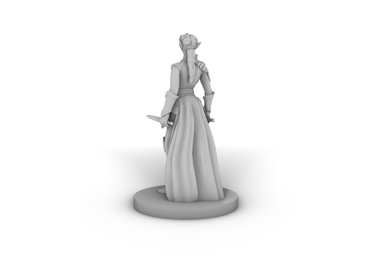 Elf Female Princess Rogue Tabletop DND Gaming Miniature