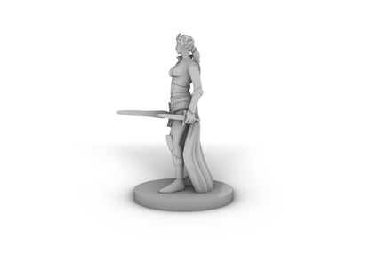 Elf Female Princess Rogue Tabletop DND Gaming Miniature