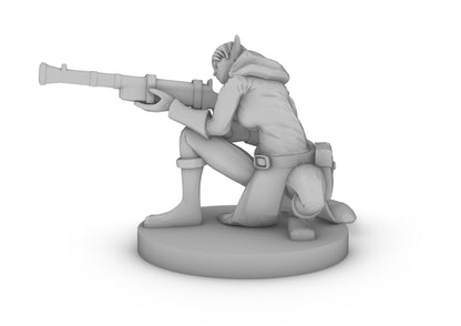 Elf Gunslinger Tabletop DND Gaming Miniature