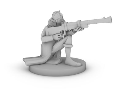 Elf Gunslinger Tabletop DND Gaming Miniature