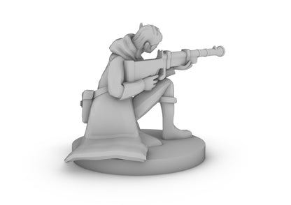 Elf Gunslinger Tabletop DND Gaming Miniature