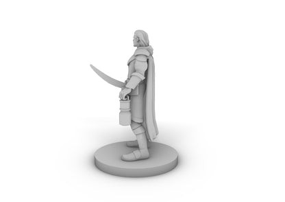 Elf Male Ranger Moonblade Tabletop DND Gaming Miniature