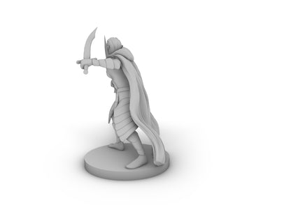 Elf Male Two Sword Ranger 3 Tabletop DND Gaming Miniature