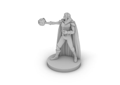 Elf Male Warlock Tabletop DND Gaming Miniature