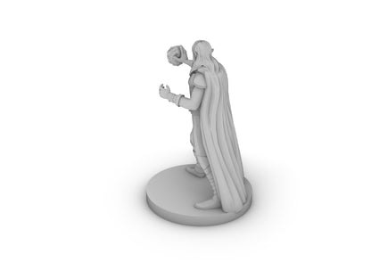 Elf Male Warlock Tabletop DND Gaming Miniature