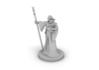 Elf Wizard 3 Tabletop DND Gaming Miniature