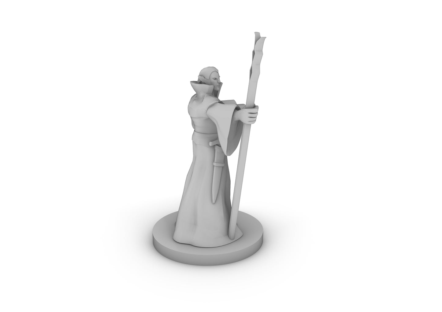 Elf Wizard 3 Tabletop DND Gaming Miniature