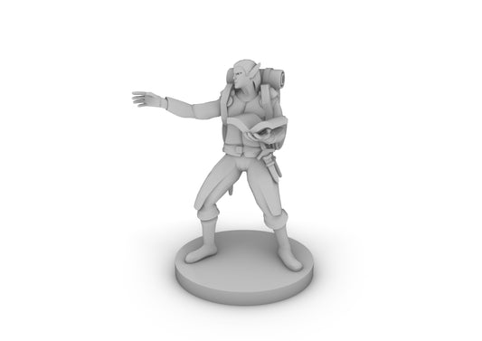 Elf Wizard 5 Tabletop DND Gaming Miniature