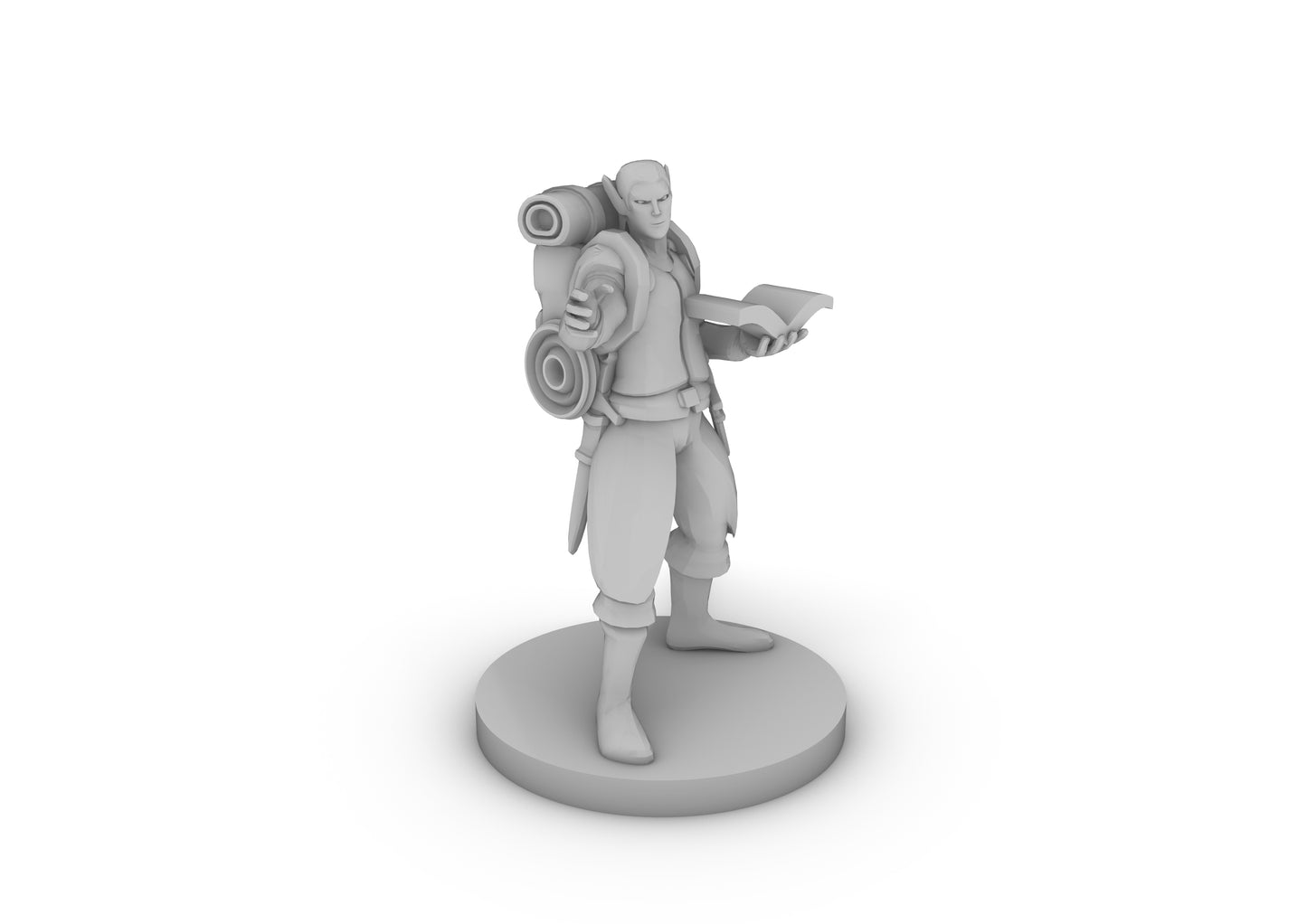 Elf Wizard 5 Tabletop DND Gaming Miniature