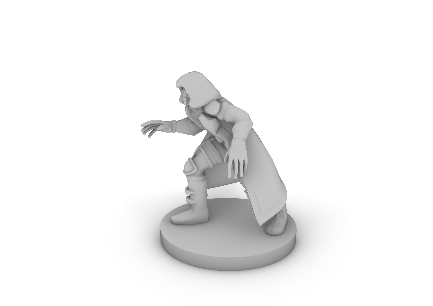 Elf Wizard Masked Sneaking Tabletop DND Gaming Miniature