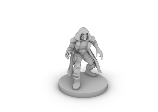 Elf Wizard Masked Sneaking Tabletop DND Gaming Miniature