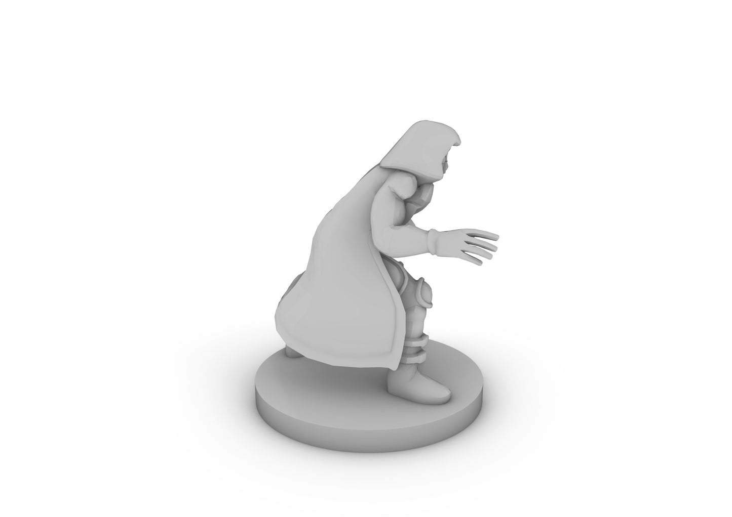 Elf Wizard Masked Sneaking Tabletop DND Gaming Miniature