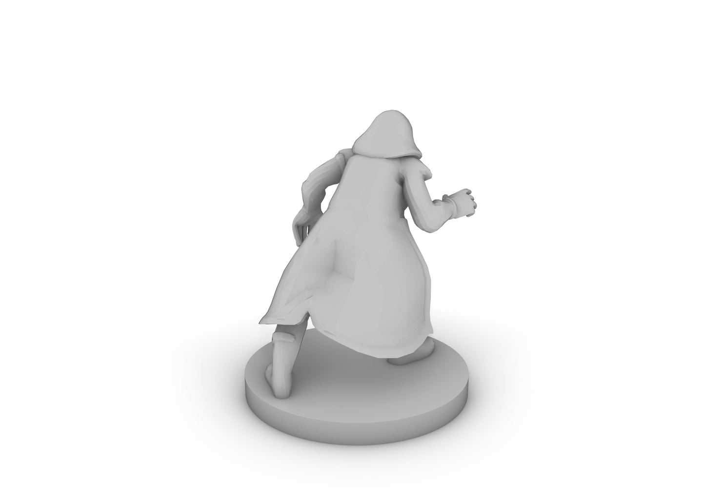 Elf Wizard Masked Sneaking Tabletop DND Gaming Miniature