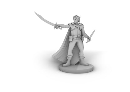 Elven Swashbuckler Tabletop DND Gaming Miniature