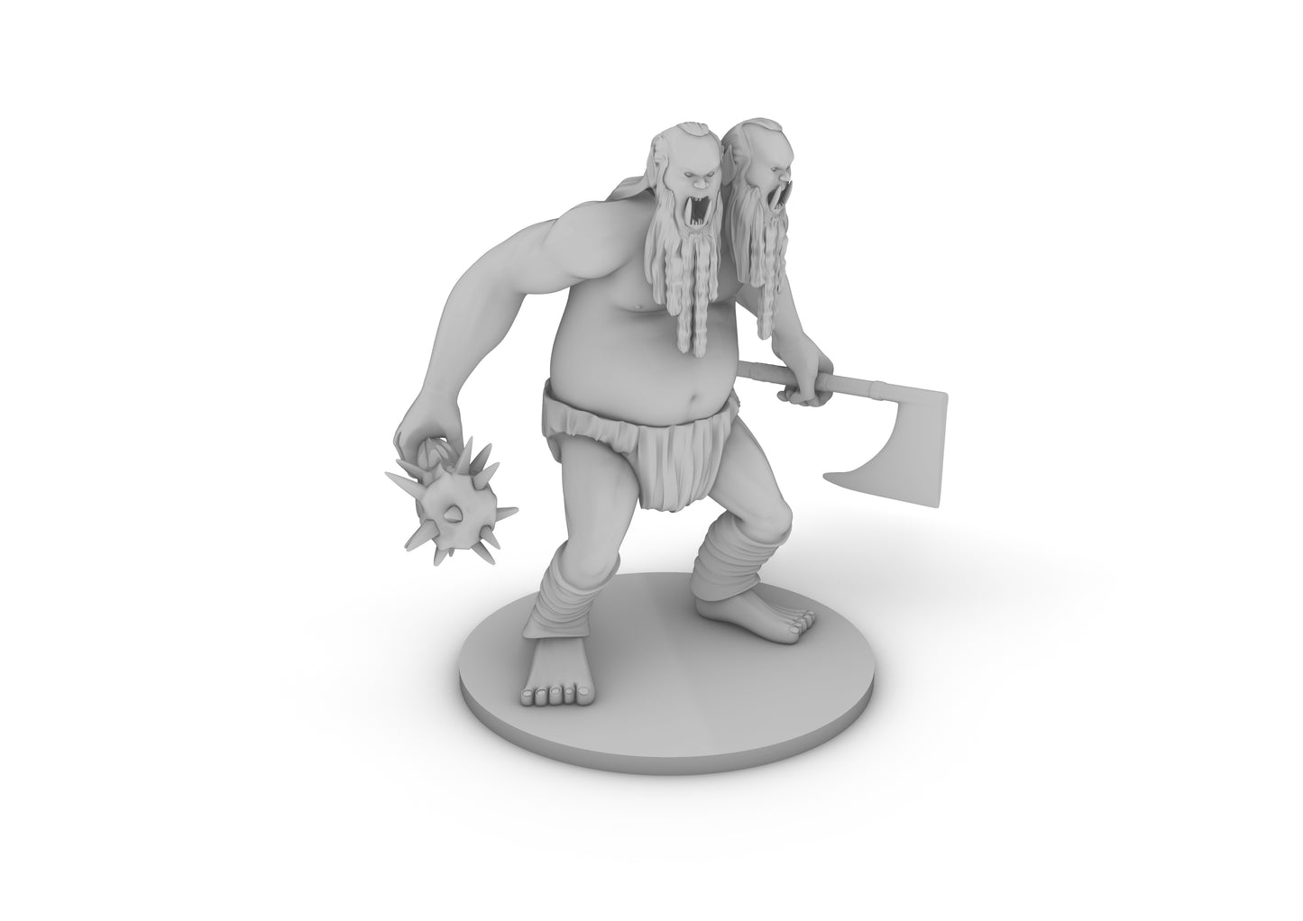 Ettin Tabletop DND Gaming Miniature