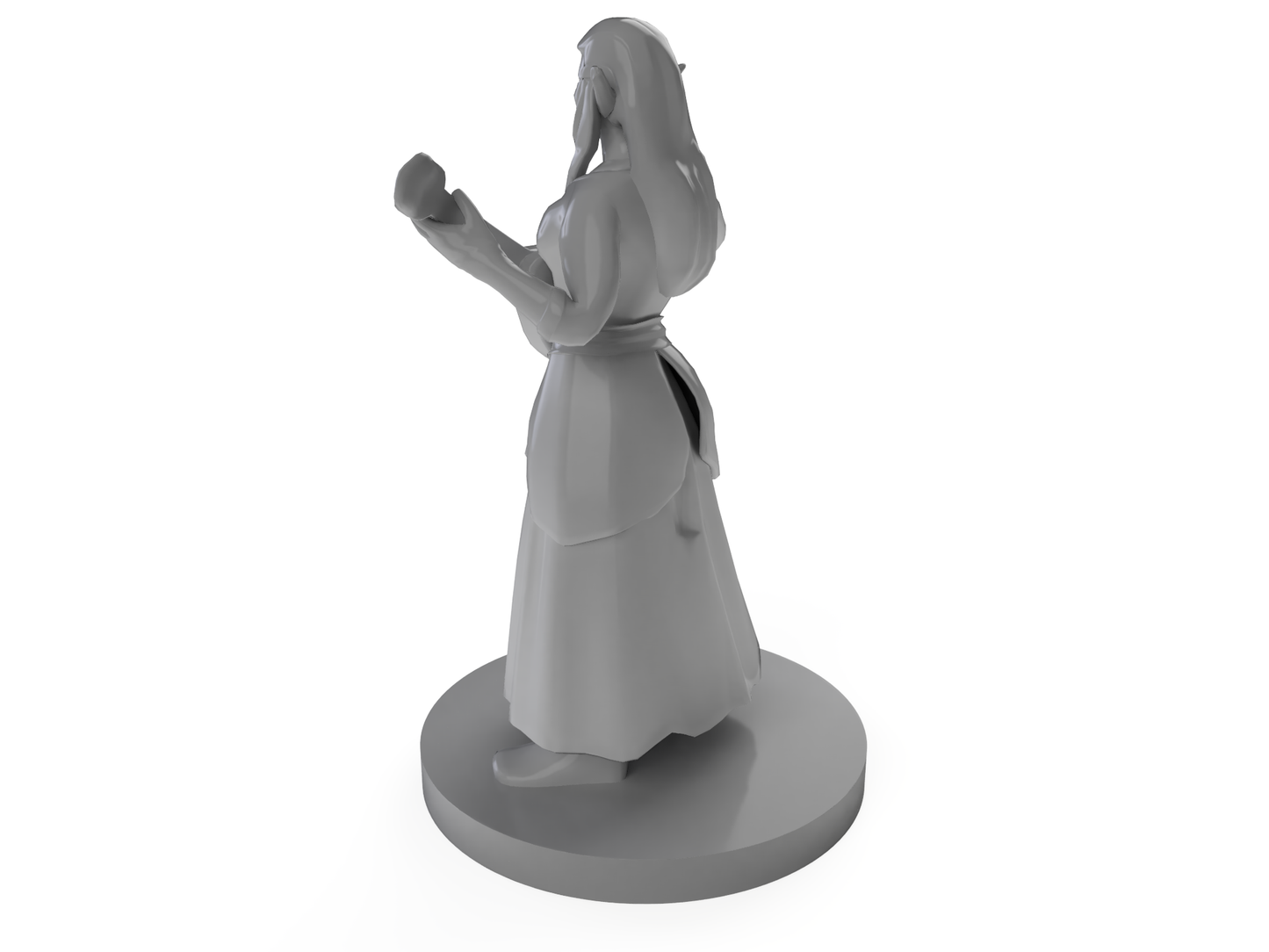 Female Elf Bard Tabletop DND Gaming Miniature