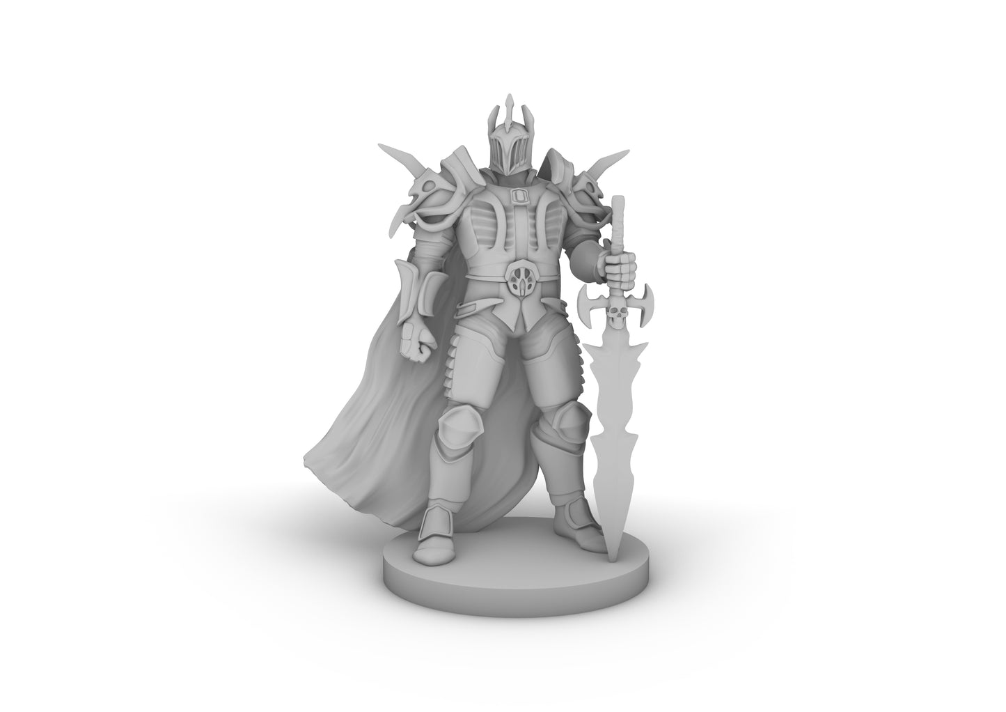 Fallen Paladin Tabletop DND Gaming Miniature