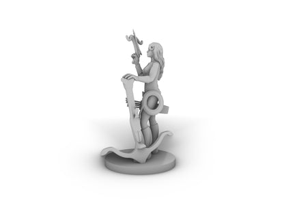 Female Bad Crossbow Ranger Tabletop DND Gaming Miniature