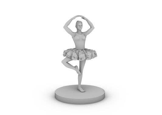 Female Ballerina Tabletop DND Gaming Miniature