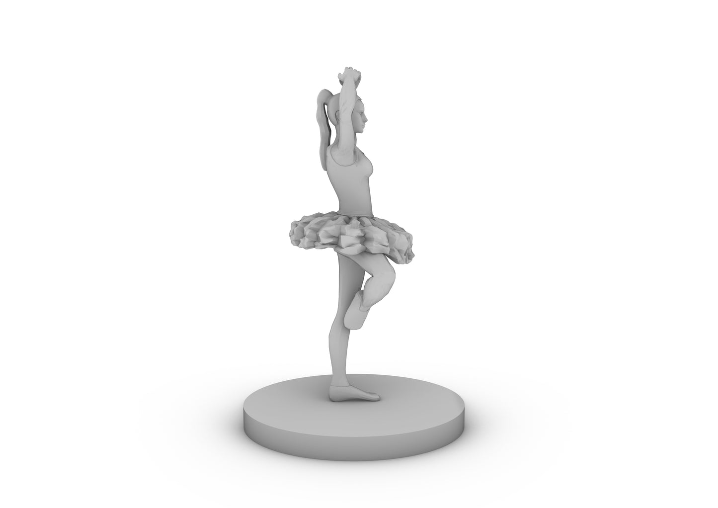 Female Ballerina Tabletop DND Gaming Miniature