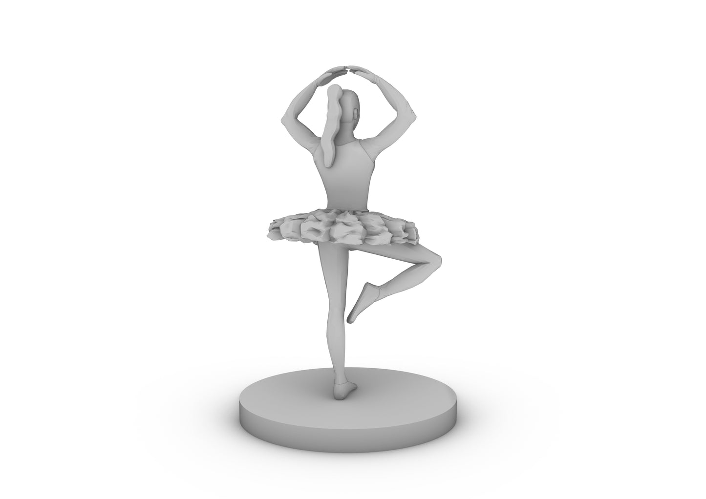 Female Ballerina Tabletop DND Gaming Miniature