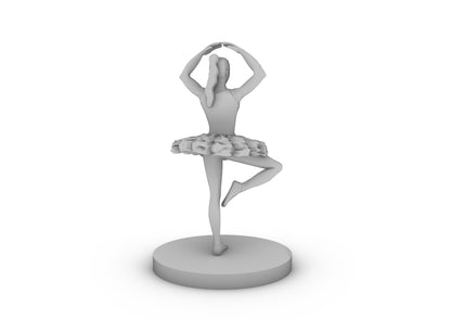 Female Ballerina Tabletop DND Gaming Miniature