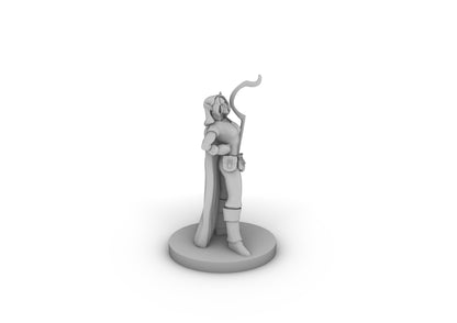 Female Elf Druid Tabletop DND Gaming Miniature