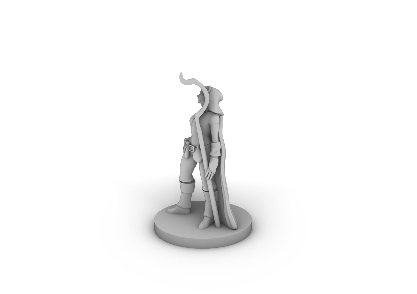 Female Elf Druid Tabletop DND Gaming Miniature